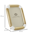 Cornice Bann 20x2,5x25 cm in Poliresina e Vetro