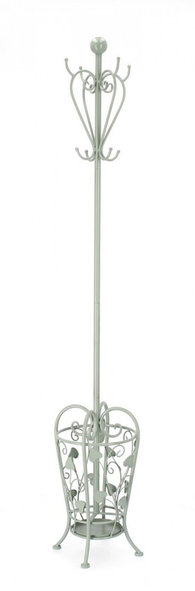 Appendiabiti Ø 28x184 cm Harriet in Acciaio Salvia