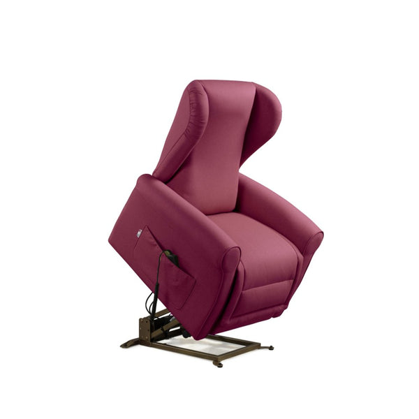 sconto Fauteuil releveur électrique 2 moteurs 90x100x90 cm Canapé en Microfibre Dispositif Médical 1 Violet