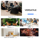 Zanzariera Elettrica 3W con Luce UV per Interno ed Esterno Nero  