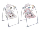 Altalena dondolo oscillante con Musica per Bambini 86x74x63 cm in Acciaio e Poliestere Baby Sweet