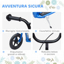 Monopattino per Bambini 5-12 Anni 120x52x80-88 cm Supporta fino a 50 Kg Telaio in Acciaio Blu  