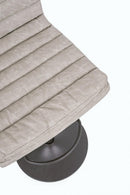 Set 2 Sgabelli Bar 41x50x94,5/115,5h cm Connor Grigio Chiaro Vintage