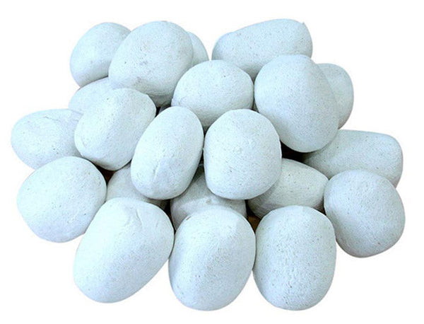 Set de Gravier Blanc Pierres Décoratives pour Poêles et Cheminées prezzo