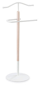 Indossatore Servomuto in Metallo 47x34x110 cm Fumer Ginger Bianco