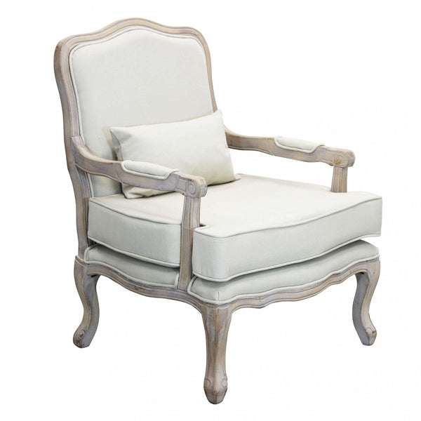 acquista Fauteuil Christy en Tissu 64x72x92 h cm en Bois Beige