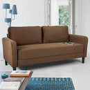 Divano 3 Posti 175x75x86 cm in Tessuto Marrone