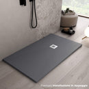 Piatto Doccia in Pietra Bonussi Everest Antracite Varie Misure