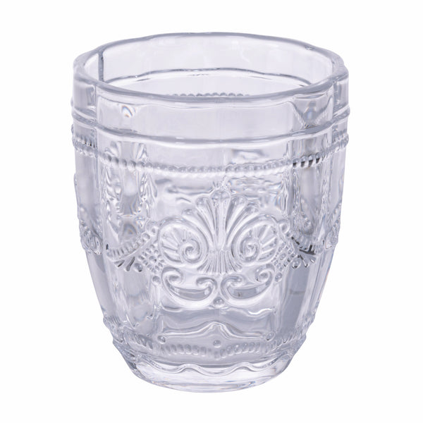 sconto Lot de 6 Verres à Eau en Verre Décoré 235 ml Villa d'Este Home Tivoli Syrah
