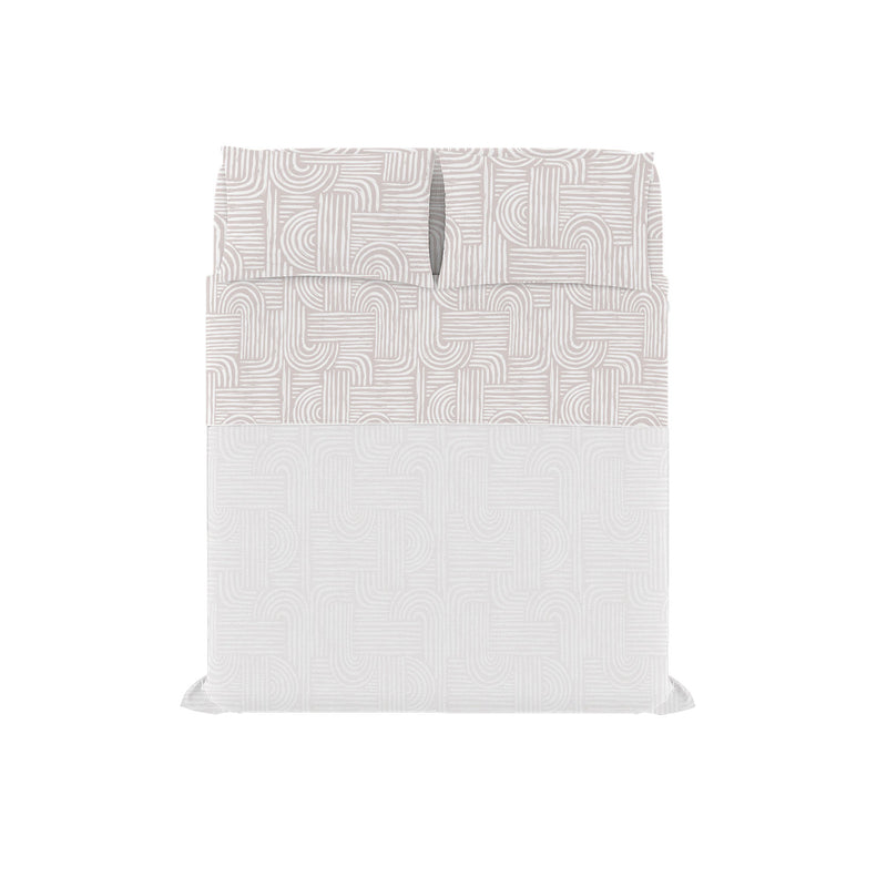 Set Lenzuola con Stampa Sopra Sotto e Federe Linea Ida Diana Varie Misure