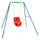 Kid Smile Kid Swing Balançoire de jardin 1 place avec structure tubulaire