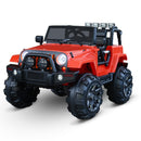 Macchina Elettrica per Bambini 12V Fuoristrada Rossa