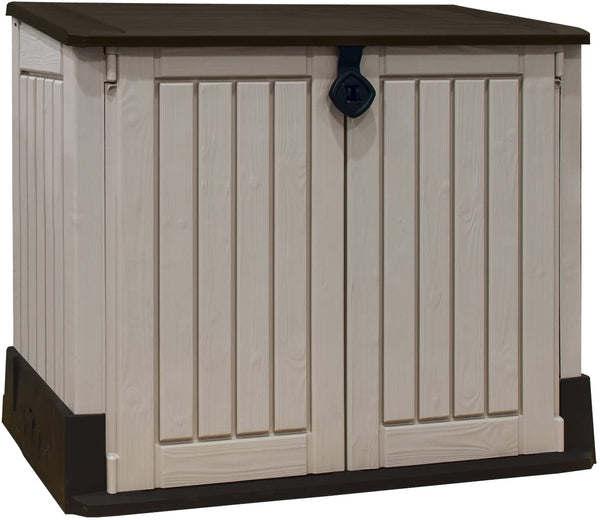 Armoire à outils de jardin 130x110x74 cm en résine Keter Store It Out Midi Beige online