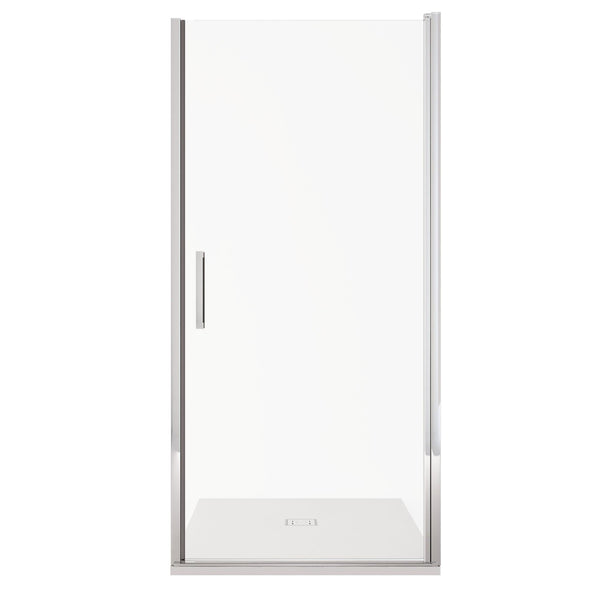 prezzo Porte de douche 1 porte battante en cristal transparent 6mm H195 Bonussi Alexia Différentes tailles