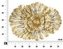Pannello Ibis 74x10x55 cm in Ferro Oro