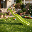 Scivolo da Giardino per Bambini 95x185x105 cm in Acciaio Verde