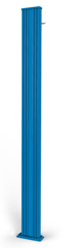 Doccia da Esterno Giardino Miscelatore e Lavapiedi Arkema Spring S Fascia Inox Blu