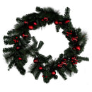 Festone sfere rosso cm 120