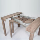 Consolle Allungabile in Legno H77x40x90\/300cm Itamoby Magic Color Noce Classica