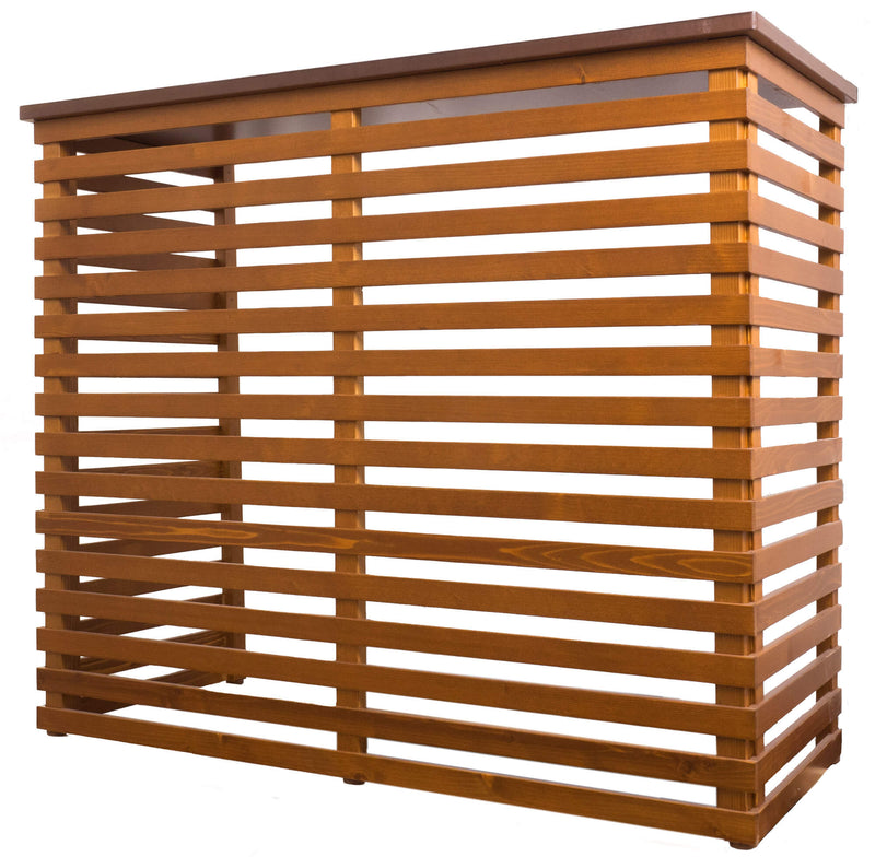 Copri Condizionatore in Legno Fiano Aria Noce Varie Misure