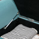 Panca Vintage con Contenitore 126x48,5x57 cm Imbottita in Velluto Verde      