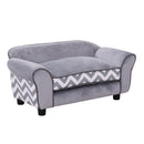 Divanetto Cuccia per Animali Domestici Grigio 73.5x41x33 cm 