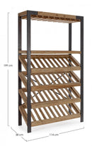 Mobile Portabottiglie Kantin in Legno