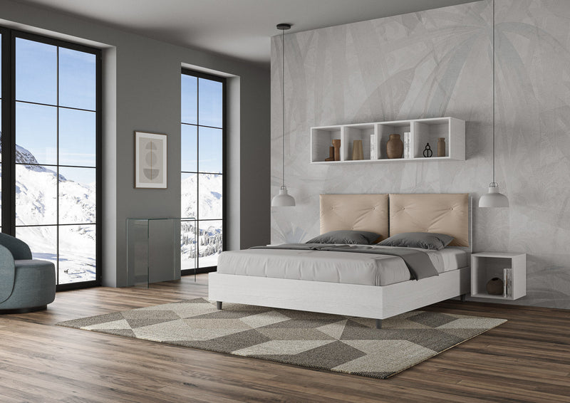 Letto Matrimoniale Appia Egos Tortora Varie Misure