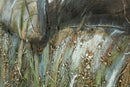 Dipinto su Tela Barche 120x3,7x80 cm in Alluminio Plastica e Canvas