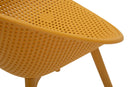 Sedia Ibiza Senape Set 2 Pz 59x59x83 cm in Polipropilene Senape      