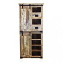 Mobile Tyrone 80x40x180 h cm in Legno Marrone