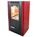 Stufa a Bioetanolo da Interno 4kW Ventilata Karlsen Compact Bordeaux