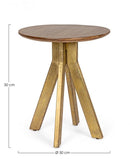 Tavolino Basso Ø50x50 cm in Legno