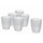 Ensemble de 6 verres à eau Diamond en transparent Villa d'Este Home Tivoli Glass