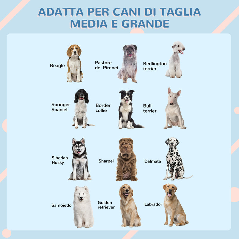 Casetta per Cani da Esterno 84,2x98,2x82 cm con Tetto Inclinato in PP Impermeabile Grigio  