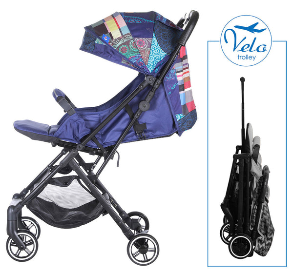 Poussette Trolley Légère pour Enfants Zibos Velo Rebel Bleu online
