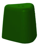 Sgabello da Giardino 52,5x48 cm in Resina Arkema Gaia Verde Scuro