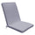 Coussin Real Moyen 95x44x4 cm en Polyester Gris