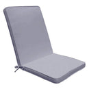 Cuscino Real Medio 90x40x4 in Poliestere Grigio