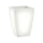 Vase de Jardin Lumineux LED 40x40x57 cm en Résine 5W Jasmin Blanc Froid