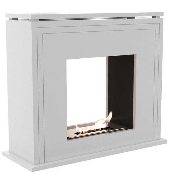 acquista Cheminée Bioéthanol au Sol 80x67,9 cm Double Face Flig Little Rock