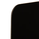 Camino Elettrico da Parete Effetto Fiamma 127x11x50 cm 900W/1800W Nero 