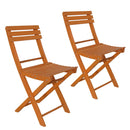 Set 2 Sedie Pieghevoli in Legno Basic Naturale