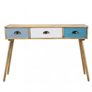 Scrivania Ottawa 110x30x78,5 h cm in Legno Multicolor