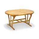 Tavolo da Giardino Estensibile Ovale in Legno Acacia Taddei Raden 120 E