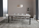 Tavolo Allungabile 130/390x90 cm Everyday Cashmere Gambe Antracite      