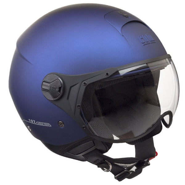 Casque Jet pour Scooter Forme Visière CGM Florence 107A Bleu Mat online