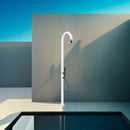 Doccia da Giardino in Alluminio Soffione 3 Getti Sined Luna Alu D Sensor Bianco 