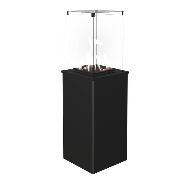 Réchaud à Gaz Extérieur 154,7x46,7x46,7cm Flig Gastonia Noir Satiné prezzo