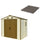 Plancher pour Jardinière 245x161x233 cm en Plastique Gris